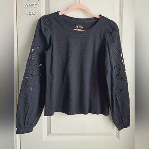 Lilly Pulitzer Black Long Sleeve Top